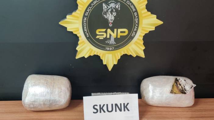 Şanlıurfa'da 4 kilogram skunk ele geçirildi: 1 gözaltı