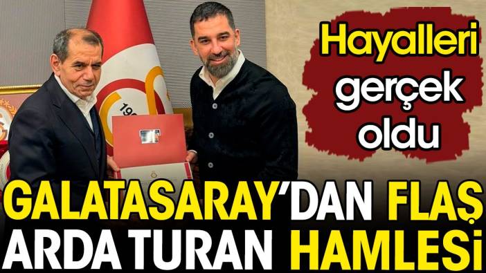 Galatasaray'dan flaş Arda Turan hamlesi. Hayalleri gerçek oldu