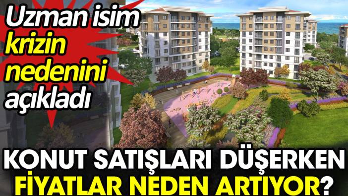 Konut satışları düşerken fiyatlar neden artıyor? Uzman isim krizin nedenini açıkladı