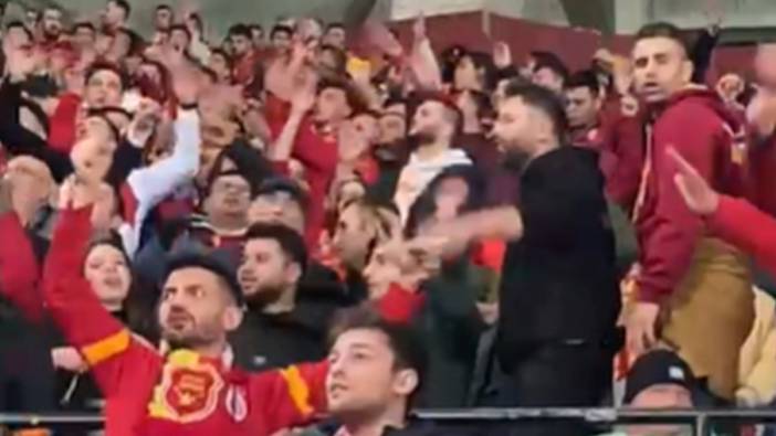 Icardi'nin penaltı golü sonrası Galatasaray taraftarı marşa başladı. Hep bir ağızdan söylediler