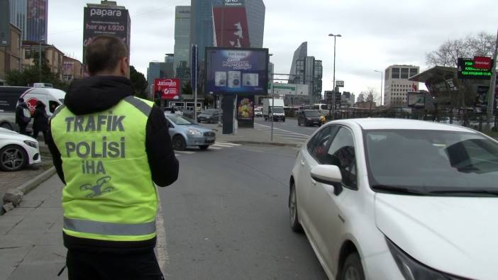 Beşiktaş’ta yayalara yol vermeyen sürücülere ceza: 6 bin 270 TL