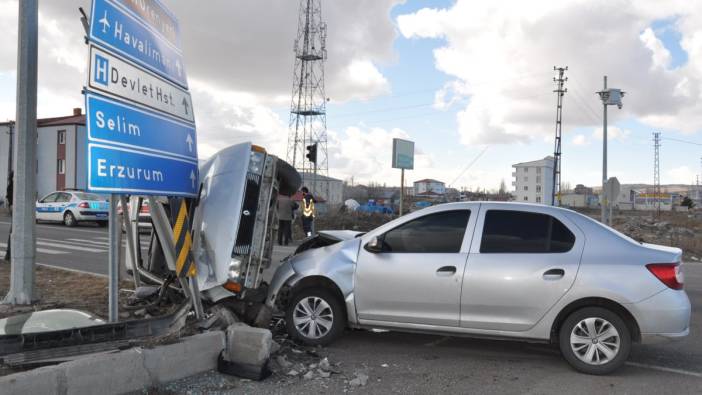 Kars'ta trafik kazası
