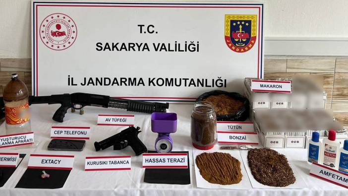 Sakarya'da kaçakçılık ve uyuşturucu operasyonu