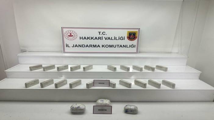 Hakkari'de kilolarca zehir ele geçirildi