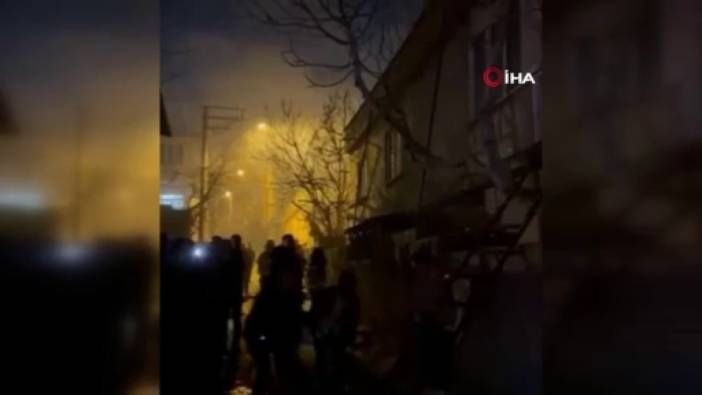 Kahramanmaraş'ta müstakil ev alevlere teslim oldu