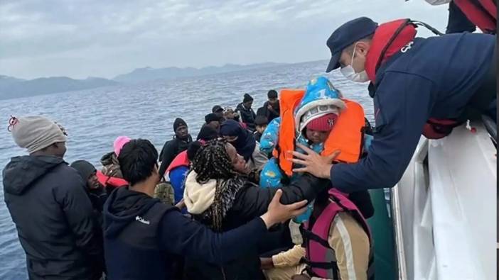 Bodrum açıklarında 71 düzensiz göçmen yakalandı