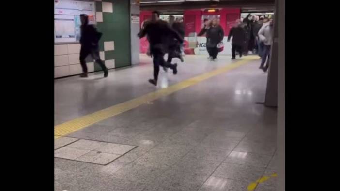 İstanbul’da metrodan çıkış anı kayıtlara geçti. Ancak altına hücum böyle olabilirdi