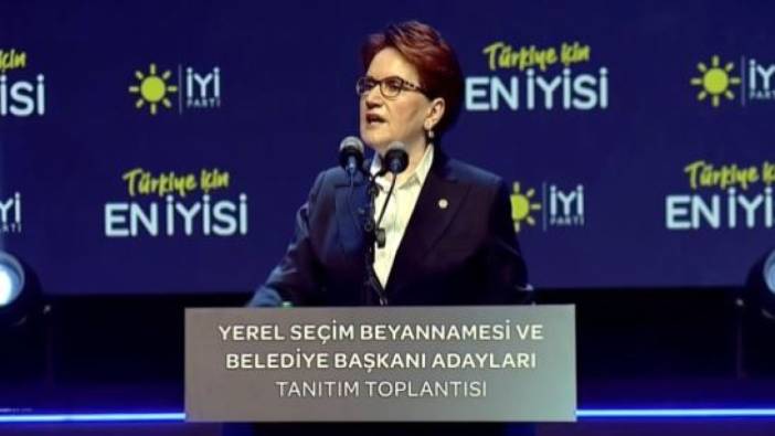 Akşener seçim beyannamesini açıkladı