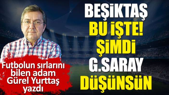 Beşiktaş maçında entresan üstü enteresan görüntü. Gürel Yurttaş yazdı