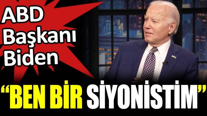 ABD Başkanı Biden: Ben bir siyonistim