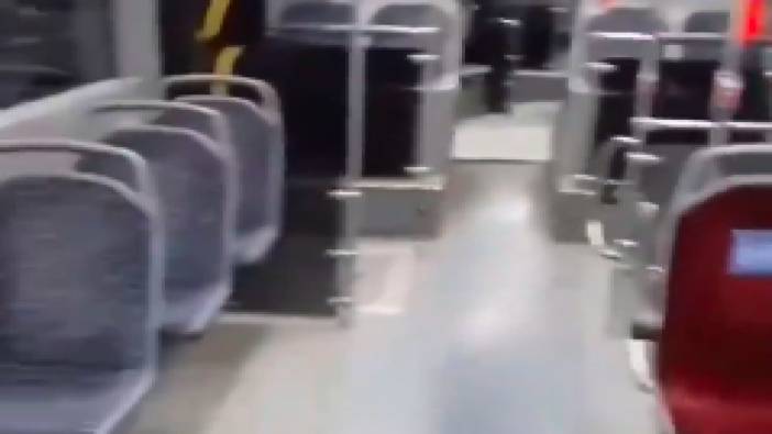 Ankara'da şok olay: Otobüsün ortasına büyük tuvaletini yaptı