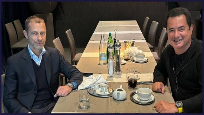 Acun Ilıcalı UEFA Başkanı Ceferin'le özel görüştü. Ne konuştukları ortaya çıktı