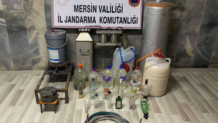 Mersin'de sahte içki operasyonu: 7 gözaltı