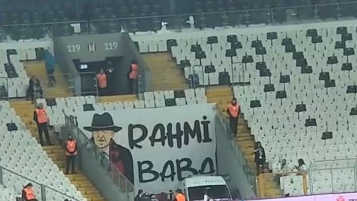 Rahmi Koç Beşiktaş maçında!