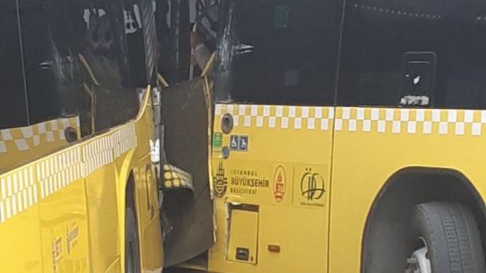İstanbul’da iki İETT otobüsü çarpıştı