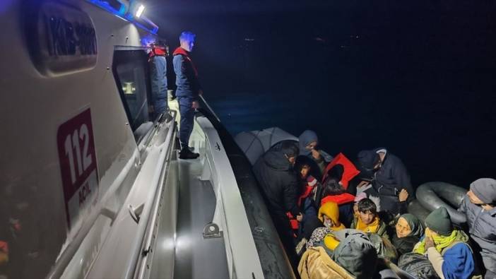 Çanakkale açıklarında 42 düzensiz göçmen yakalandı