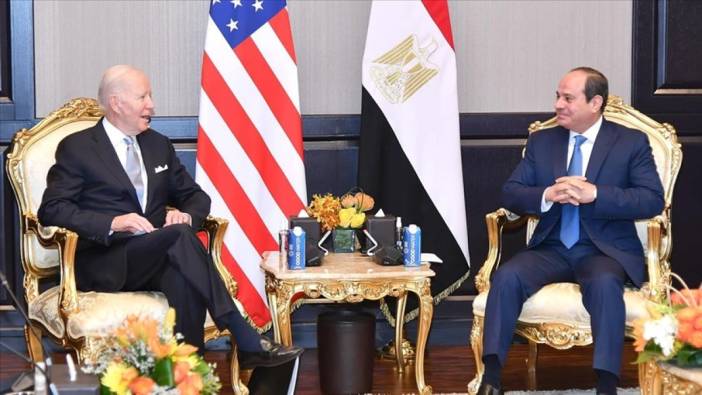 Sisi ile Biden "Gazze'de ateşkes çabalarını" görüştü