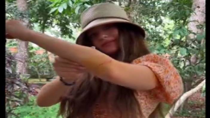 Bali'ye tatile diye gidip maymun saldırısına uğrayan genç kadının videosu viral oldu