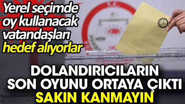 Dolandırıcıların son oyunu ortaya çıktı sakın kanmayın