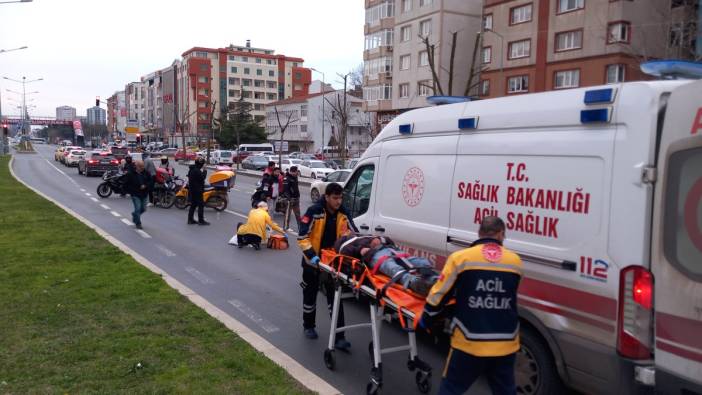 Çorlu’daki trafik kazasında 2 kişi yaralandı