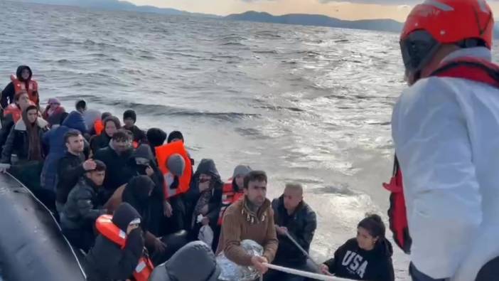 Aydın’da 23 kaçak göçmen kurtarıldı