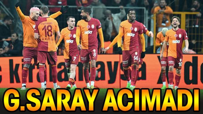 Galatasaray acımadı