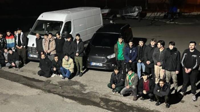 Kayseri'de 'Huzur' uygulaması: 28 kaçak göçmen yakalandı