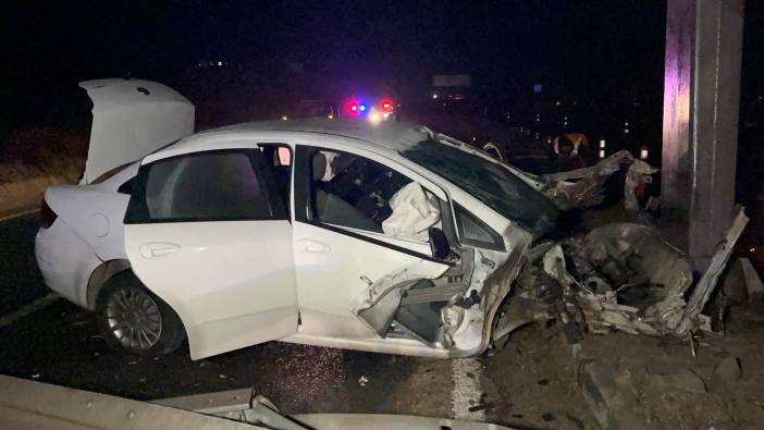 Eskişehirde feci kaza: hız göstergesi 190 kilometrede takılı kaldı
