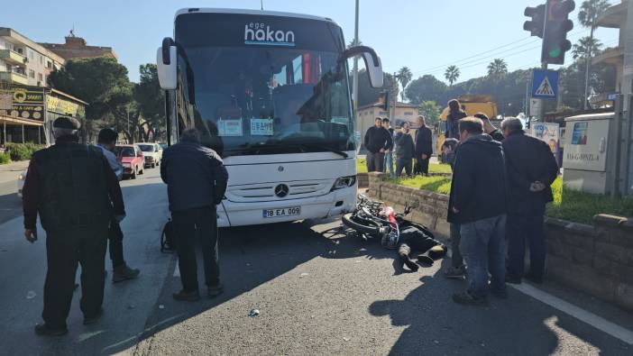 Aydın'da otobüs motosiklete çarptı: 1 ölü