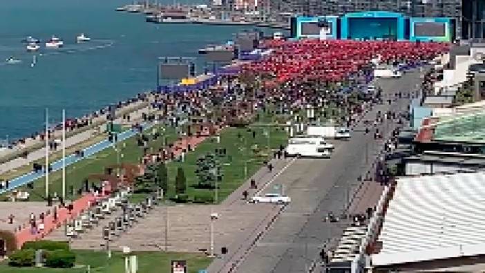 Cumhurbaşkanı Erdoğan'ın İzmir mitinginde düşük katılım: Miting alanı boş kaldı