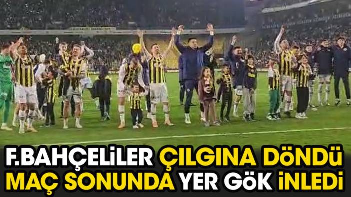 Fenerbahçeliler çılgına döndü. Pendik maçı bitimi yer gök inledi