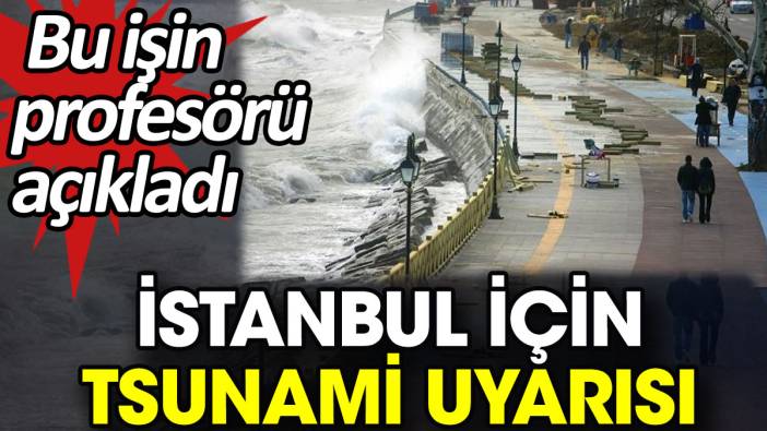 İstanbul için tsunami uyarısı. Bu işin profesörü açıkladı