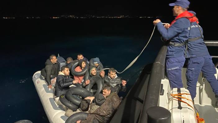 İzmir'de 7'si çocuk 39 göçmen yakalandı