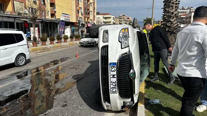 Milas'ta trafik kazası. 1 yaralı