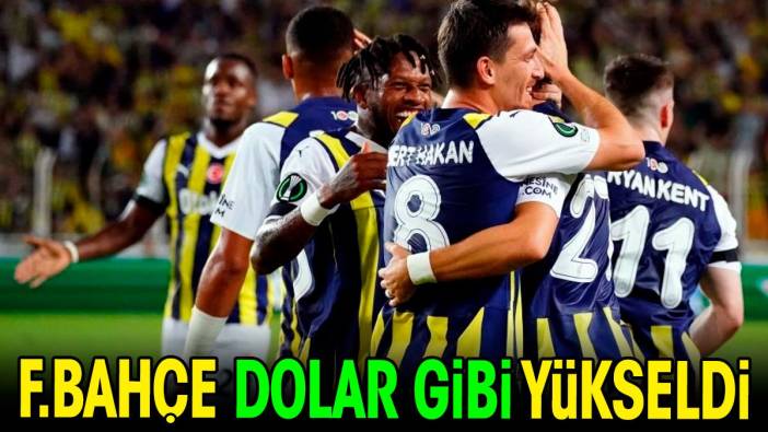 Fenerbahçe dolar gibi yükseldi