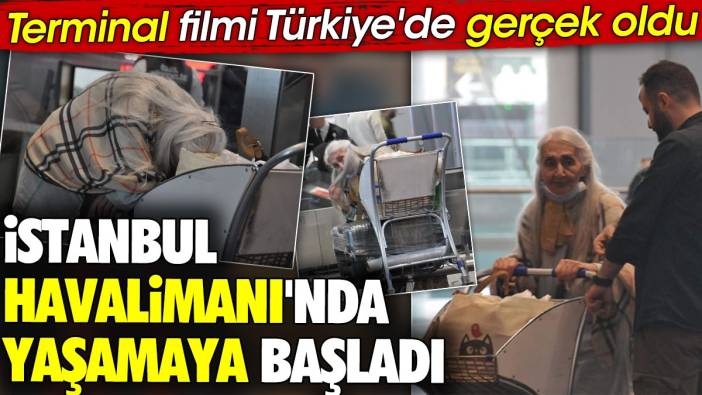 İstanbul Havalimanı'nda yaşamaya başladı. Terminal filmi Türkiye'de gerçek oldu