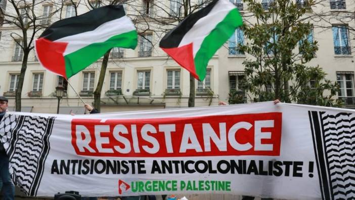 Paris'te üniversiteler Filistin için ayağa kalktı