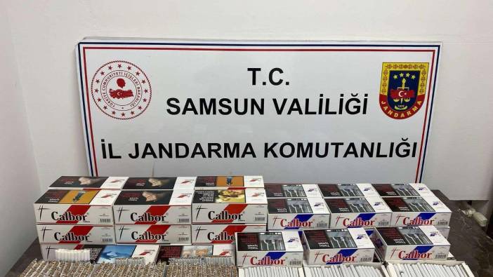 Samsun'da kaçak tütün operasyonu