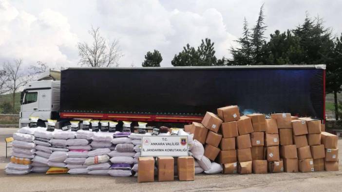 Ankara'da dev operasyon! 10,5 ton kaçak tütün ele geçirildi