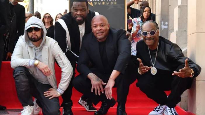 Hollywood Şöhretler Bulvarı'nın 2.775'inci yıldızı Dr.Dre'nin oldu