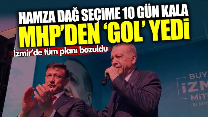 Hamza Dağ seçime 10 gün kala ortağı MHP’den ‘gol’ yedi! İzmir’de tüm planı bozuldu