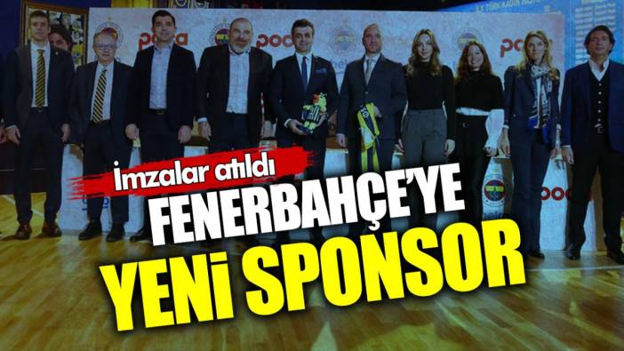 Fenerbahçe’ye yeni sponsor! İmzalar atıldı