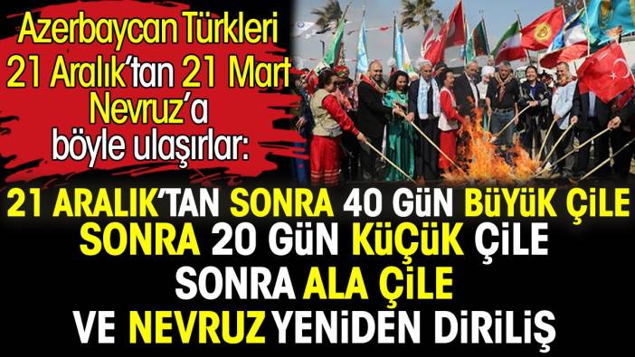 Azerbaycan Türkleri 21 Aralık’tan 21 Mart Nevruz’a böyle ulaşırlar