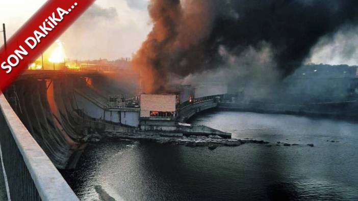 Rusya Zaporizhzhia'daki DniproHES hidroelektrik santralini vurdu
