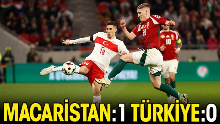 Macaristan: 1 Türkiye: 0
