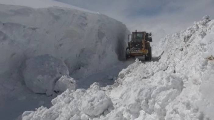 Muş'ta kar kalınlığı 4 metreye ulaşırken ekipler çığ tehlikesiyle karşı karşıya