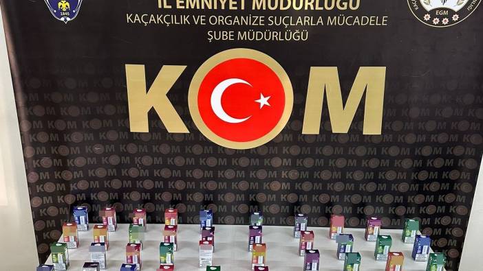 Sivas'ta 53 kaçak elektronik sigara ele geçirildi