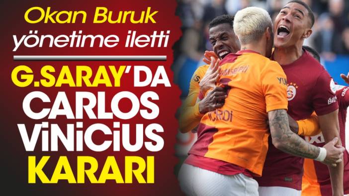 Galatasaray'da Vinicius kararı. Okan Buruk yönetime iletti
