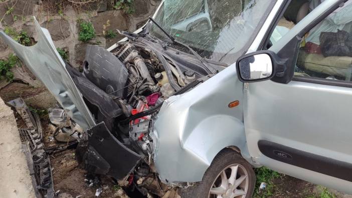 Giresun'da trafik kazası. 1 ölü 2 yaralı