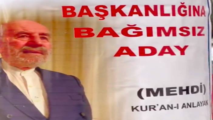 Trabzon'un bağımsız belediye başkanı adayı 'Mehdi'